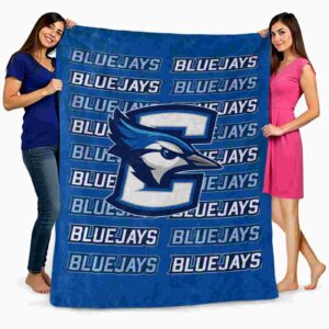 creighton bluejays fan pride blue blanket fashion forward
