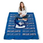 creighton bluejays fan pride blue blanket high quality