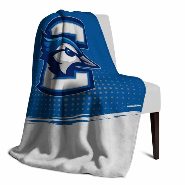 creighton bluejays gradient dots blue blanket top rated