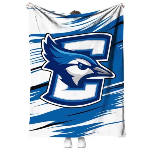 creighton bluejays paint streaks blue white blanket best selling