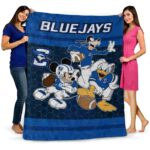 creighton bluejays three musketeers blue blanket best selling