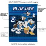 creighton bluejays three musketeers blue blanket best selling
