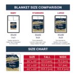 custom akron zips grunge streaks blue blanket best selling