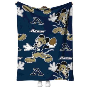 custom akron zips mickey blue blanket best selling