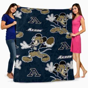 custom akron zips mickey blue blanket fashion forward