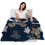 custom akron zips mickey blue blanket best selling