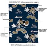 custom akron zips mickey blue blanket best selling