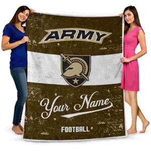 custom army black knights grunge texture gold white blanket fashion forward