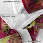 custom boston college eagles baby yoda maroon blanket premium grade
