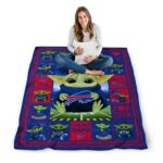 custom buffalo bills baby yoda blue blanket best selling