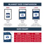 custom byu cougars paint strokes blue white blanket trendy