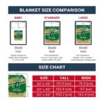custom charlotte 49ers grunge streaks green blanket best selling