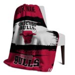 custom chicago bulls paint strokes red white blanket top rated