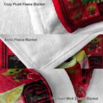 custom cincinnati bearcats baby yoda red blanket best selling