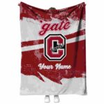 custom colgate raiders grunge streaks maroon blanket best selling
