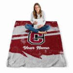 custom colgate raiders grunge streaks maroon blanket best selling