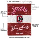 custom colgate raiders grunge texture maroon white blanket new arrival