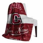 custom colgate raiders grunge texture maroon white blanket top rated
