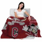 custom colgate raiders mickey maroon blanket best selling