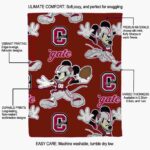 custom colgate raiders mickey maroon blanket best selling