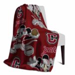 custom colgate raiders mickey maroon blanket best selling