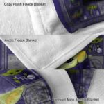 custom colorado rockies baby yoda blue blanket premium grade