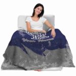 custom colorado rockies grunge streaks blue blanket latest model