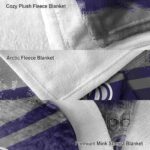 custom colorado rockies grunge streaks blue blanket premium grade