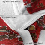 custom cornell big red mickey red blanket best selling