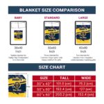 custom denver nuggets grunge streaks blue blanket best selling