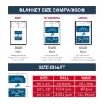 custom detroit lions grunge texture blue white blanket trendy