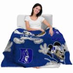custom duke blue devils mickey blue blanket latest model