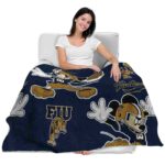 custom fiu panthers mickey blue blanket latest model