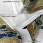 custom georgia tech yellow jackets mickey gold blanket best selling
