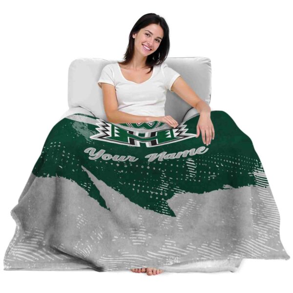 custom hawaii rainbow warriors grunge streaks green blanket latest model
