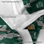 custom hawaii rainbow warriors mickey green blanket best selling