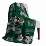 custom hawaii rainbow warriors mickey green blanket best selling