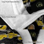 custom iowa hawkeyes mickey black blanket best selling