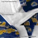custom kent state golden flashes mickey navy blue blanket best selling