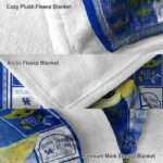 custom kentucky wildcats baby yoda blue blanket premium grade