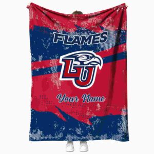 custom liberty flames grunge streaks red blanket best selling