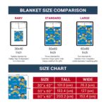 custom los angeles chargers mickey blue blanket trendy
