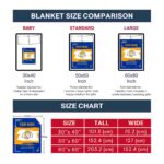 custom los angeles rams paint strokes blue white blanket trendy