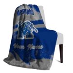 custom memphis tigers grunge streaks blue blanket best selling