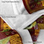 custom minnesota golden gophers baby yoda maroon blanket best selling