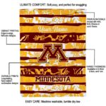 custom minnesota golden gophers floral stripes maroon white blanket new arrival