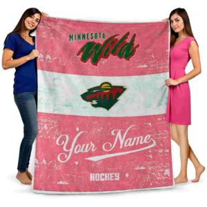 custom minnesota wild grunge texture red white blanket fashion forward
