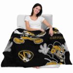 custom missouri tigers mickey black blanket best selling