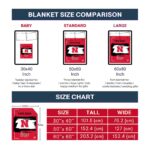 custom nebraska cornhuskers paint strokes red white blanket trendy