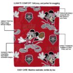 custom new mexico lobos mickey red blanket new arrival